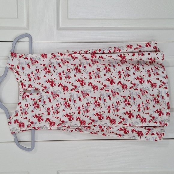 Tucker + Tate High Low Lace Floral Tank Top Size XL (14/16) - Picture 2 of 12